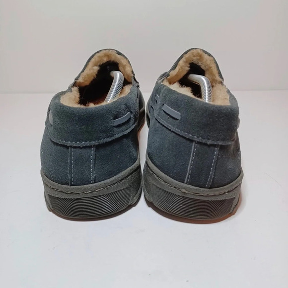 Eddie Bauer Men Westhaven Black Suede Memory Foam Slipper XXL-13 (180 Box 22) - Picture 6 of 9